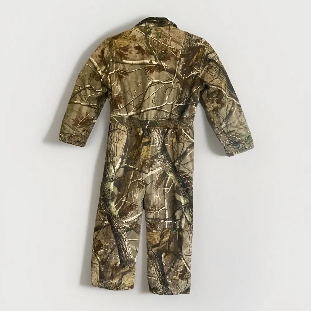 Walls Kidz Grow System Camo Insulated Youth Small Regular Coveralls Hunting Snow